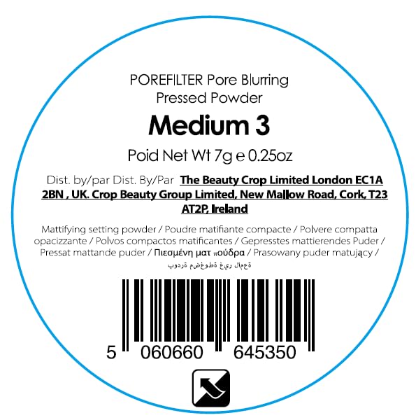 PoreFilter powder layered with other makeup for extended wear.
