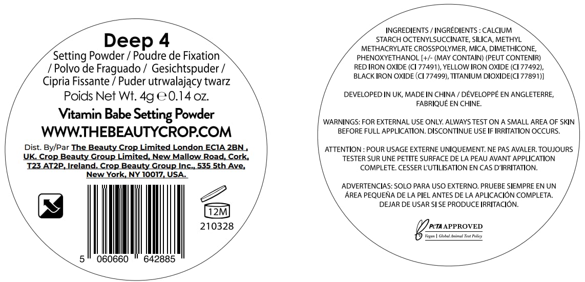 The Beauty Crop Vitamin Babe Setting Powder oil-control formula keeps makeup fresh.