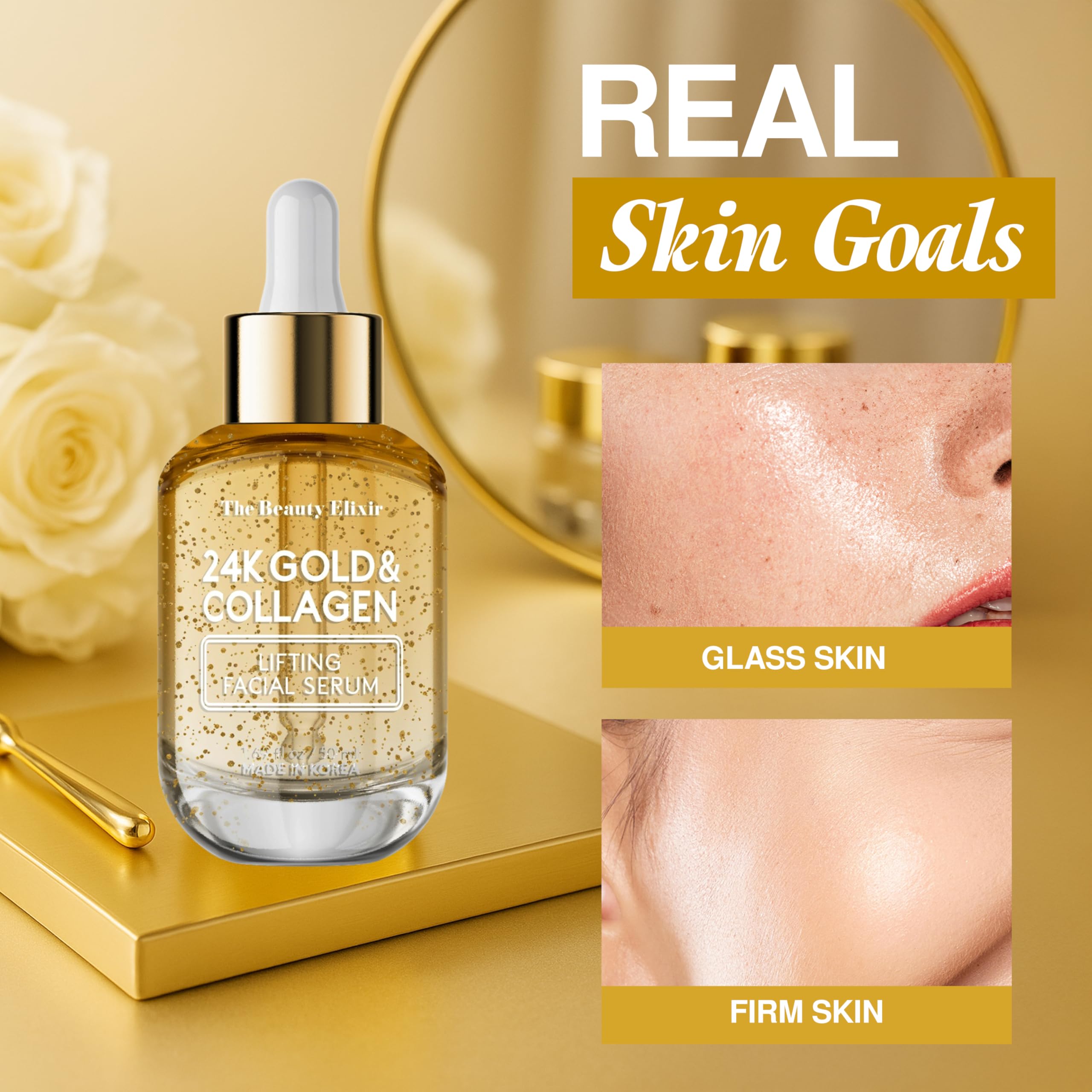 The Beauty Elixir clean beauty ingredients label emphasizes paraben-free formula.