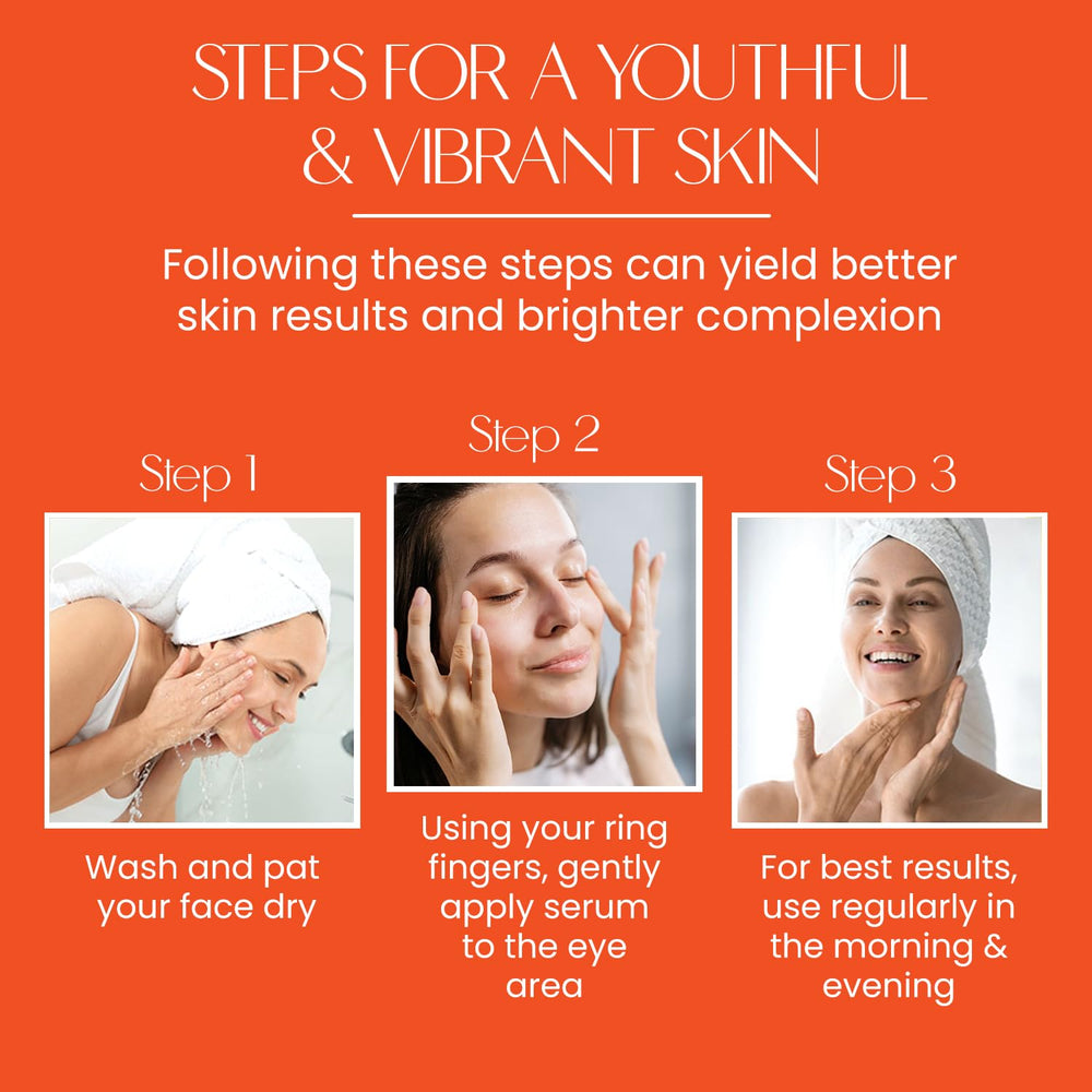 The Beauty Standard Vitamin C Under Eye Serum daily routine addition for brighter-looking eyes