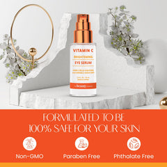 The Beauty Standard Vitamin C Under Eye Serum packaging elegance in premium Korean skincare