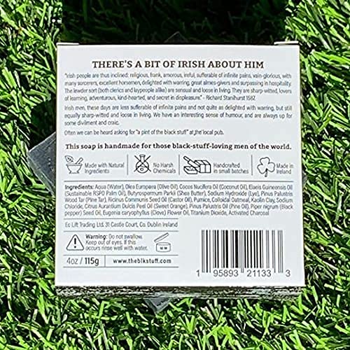 The Black Stuff Pine Tar Soap for men's daily cleansing ritual.