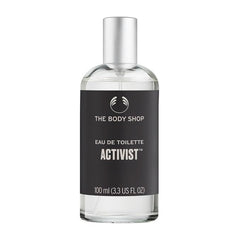 The Body Shop Activist EDT spray bottle for daily wear and evening looks.