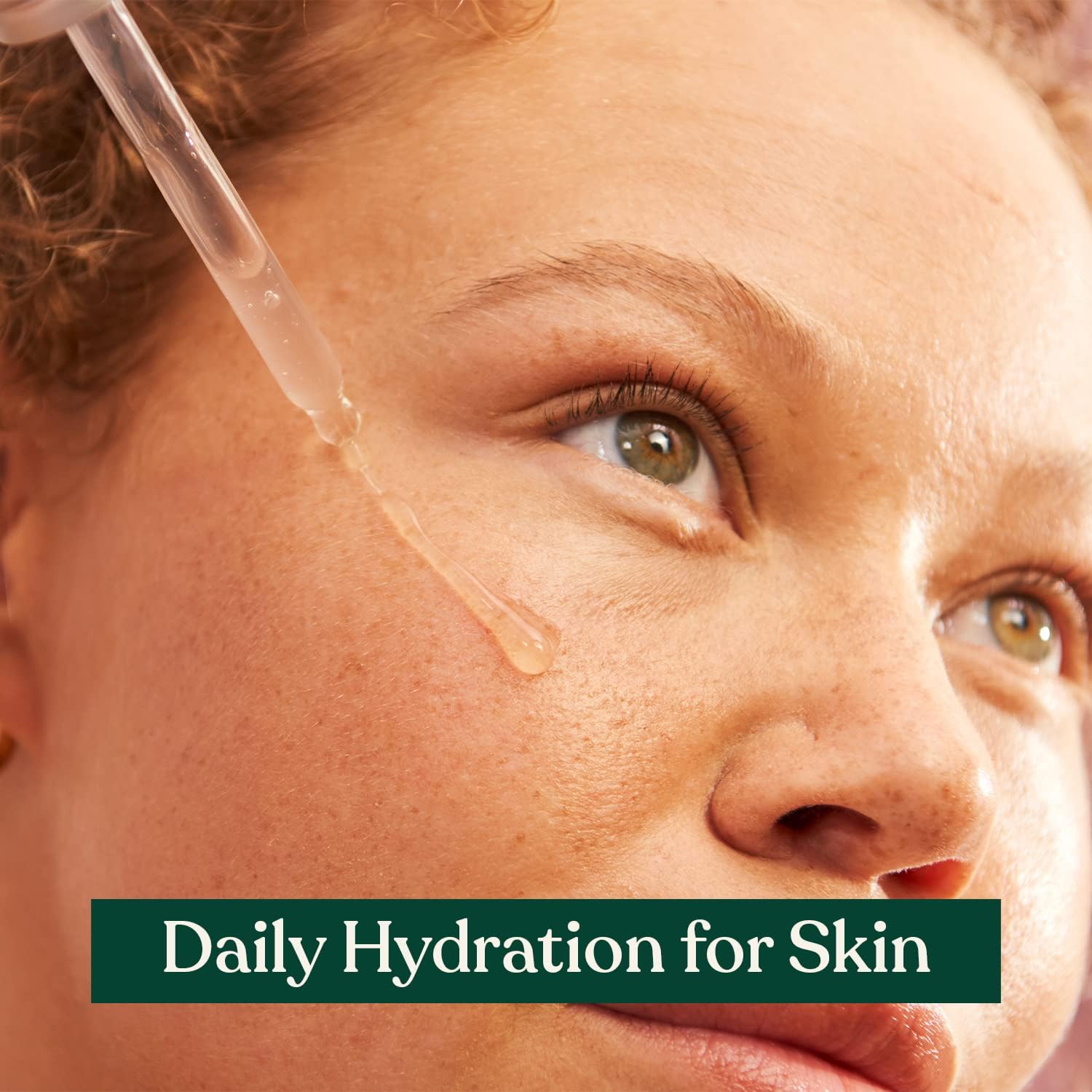 Texture close-up of Edelweiss Daily Serum Concentrate absorbing quickly