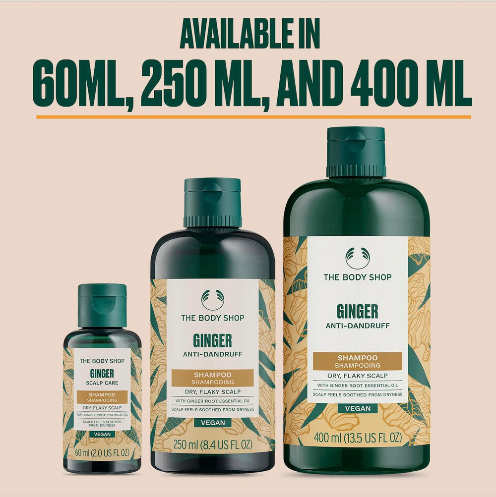 The Body Shop Ginger Scalp Care results on scalp and hair after use