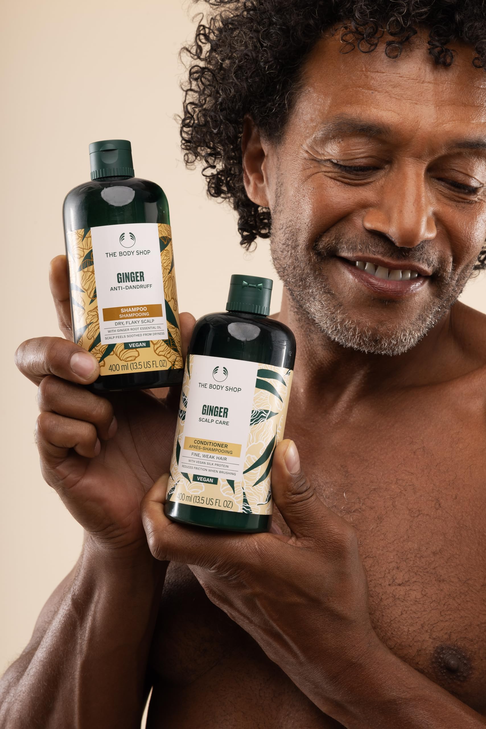 The Body Shop recycled-plastic bottle packaging demonstrates eco-conscious design.