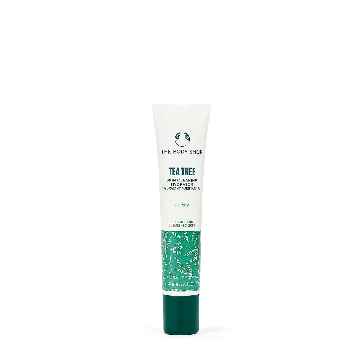 The Body Shop Tea Tree In-Control Hydrator en bouteille, hydratation légère.