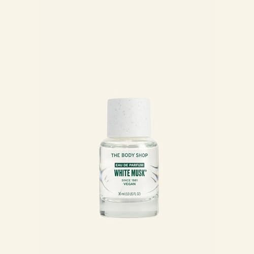 The Body Shop White Musk EDP spray bottle for a quick refresh.