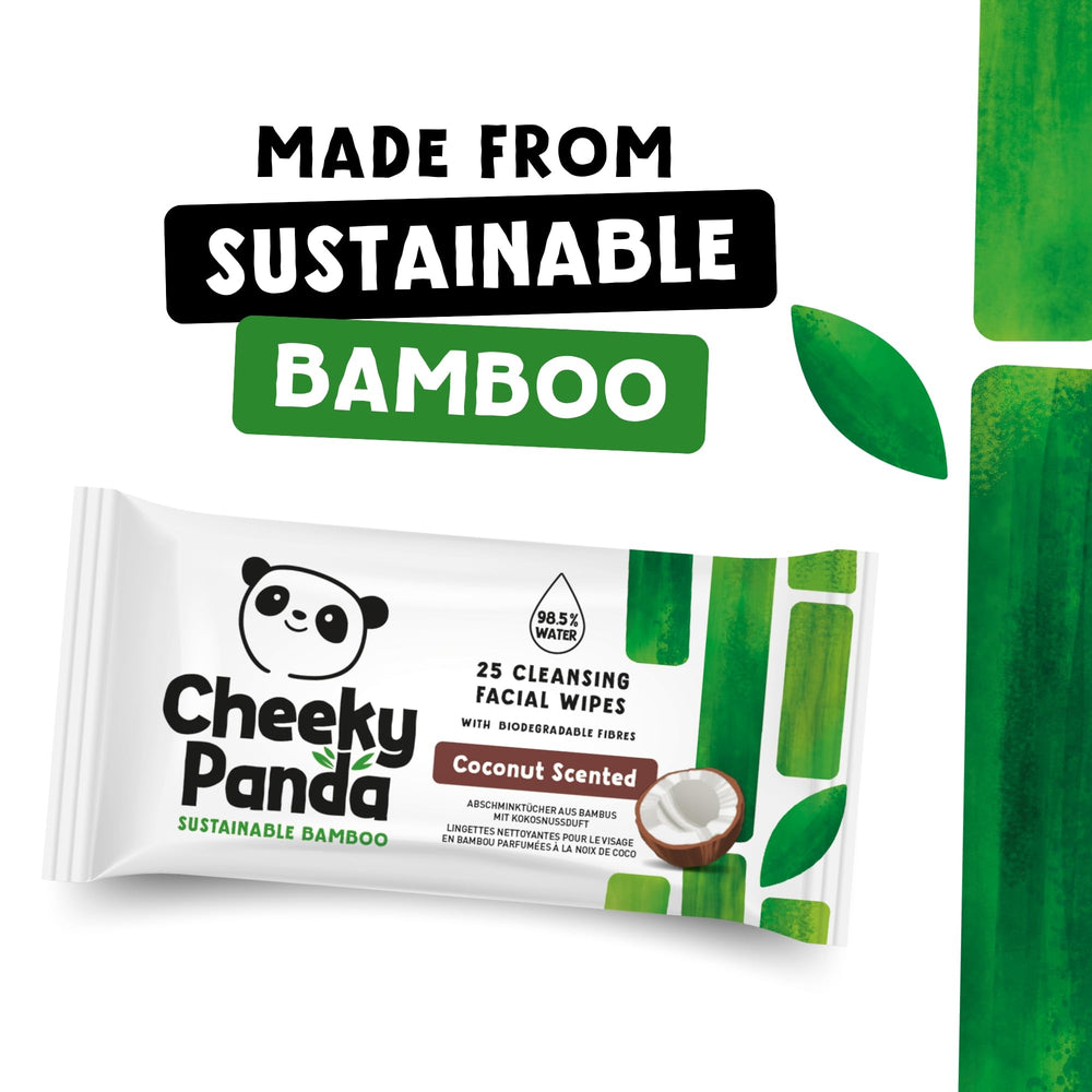 The Cheeky Panda gym-bag use demonstrates post-workout refreshment.