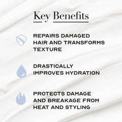 The Cleanest Lab mask on damp hair yields silky, manageable shine.