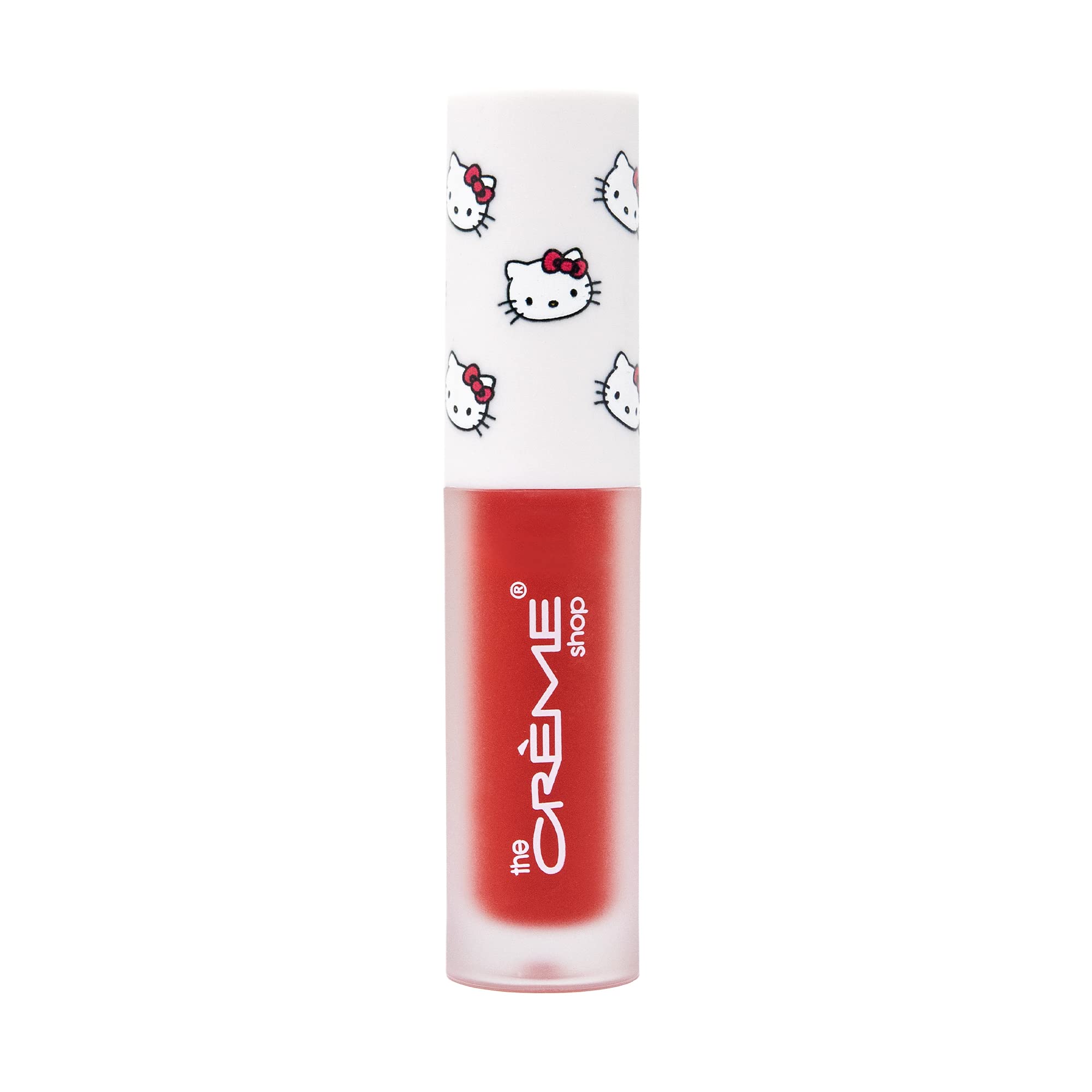 The Crème Shop Hello Kitty Kawaii Kiss Lip Oil with apple sheer red for soft, hydrated lips.