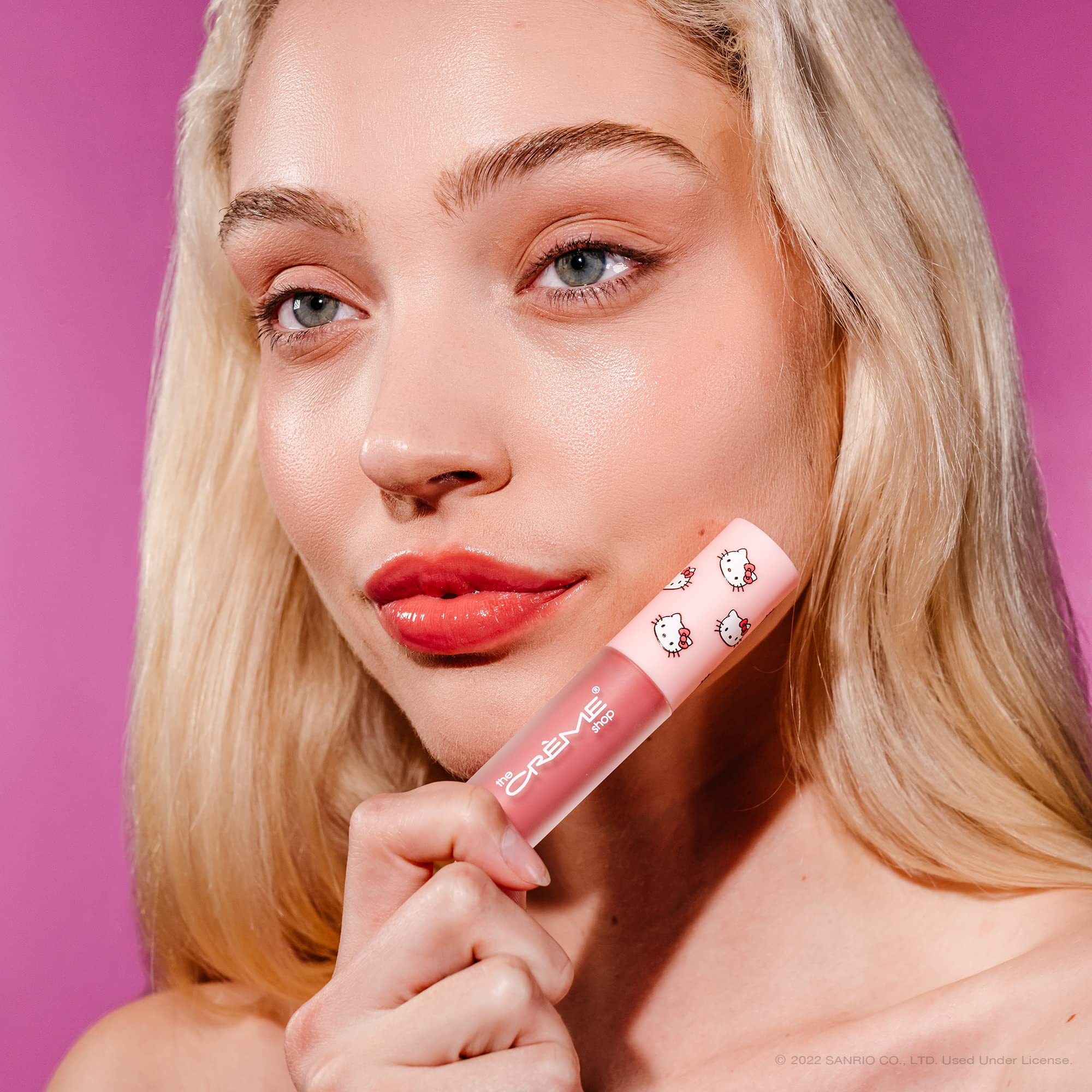 Lip oil strawberry applicator from The Crème Shop for smooth, nourished lips