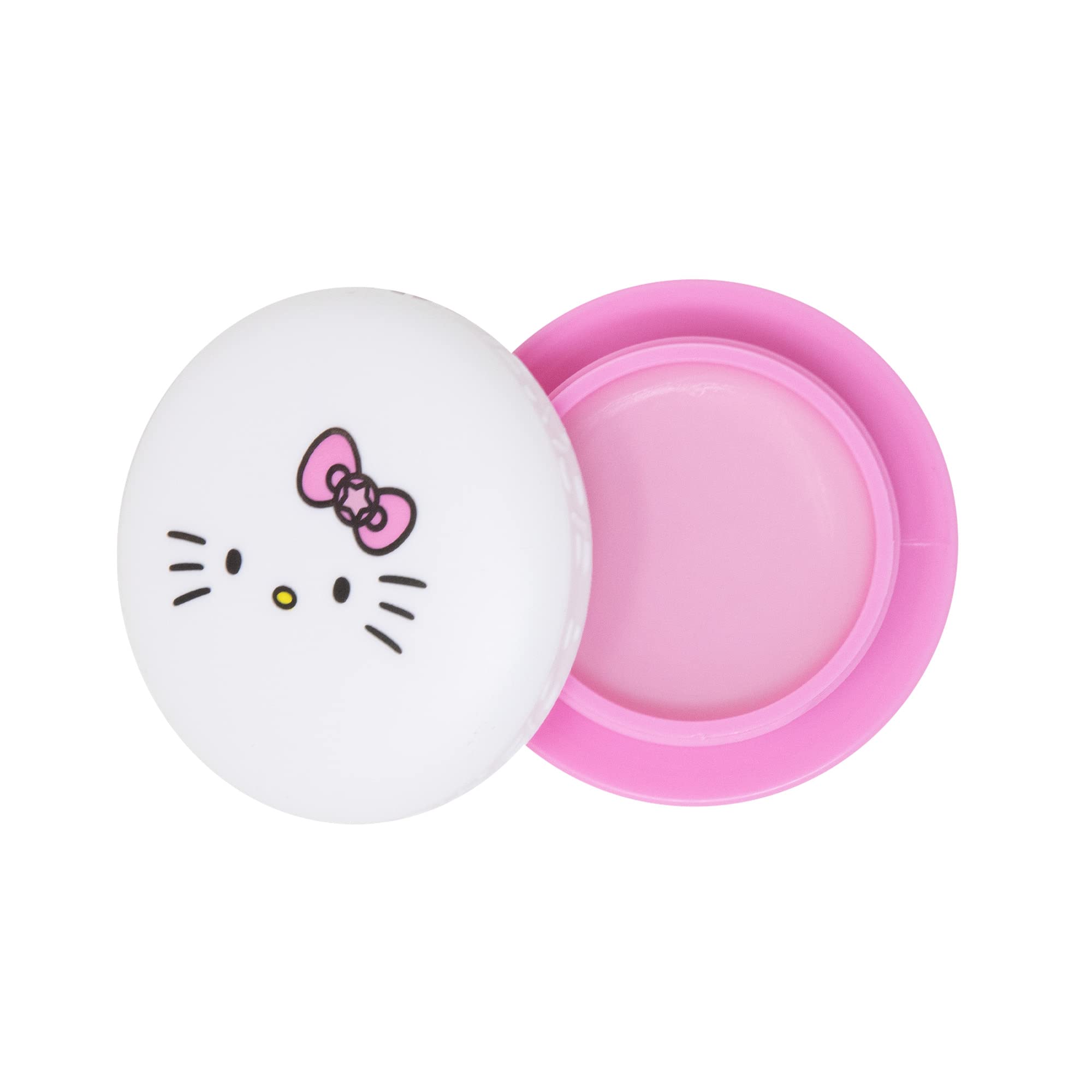 The Crème Shop lip balm close-up, vitamin E nourishes lips on the go