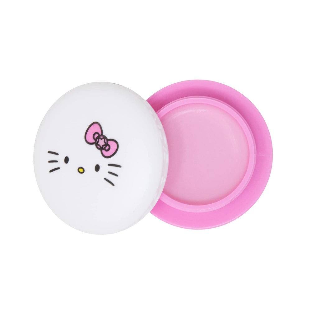 The Crème Shop lip balm close-up, vitamin E nourishes lips on the go
