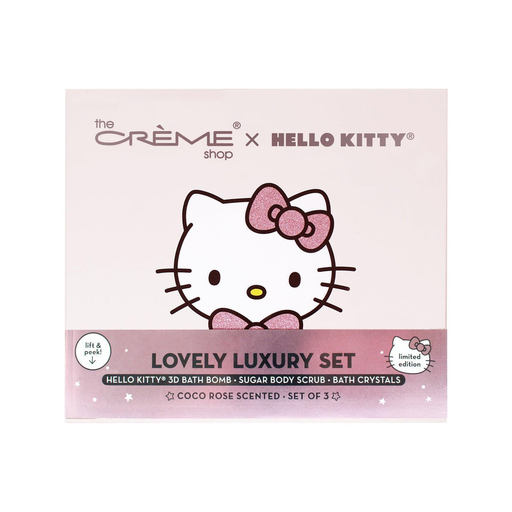The Crème Shop Hello Kitty Lovely Luxury Spa set packaged for gifting
