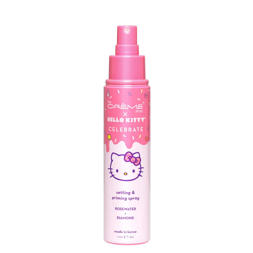 The Crème Shop Hello Kitty rose water glow for subtle illumination.