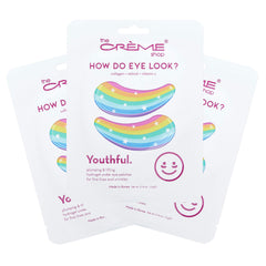 The Creme Shop How Do Eye Look Hydrogel Patches refresh tired under-eye area.