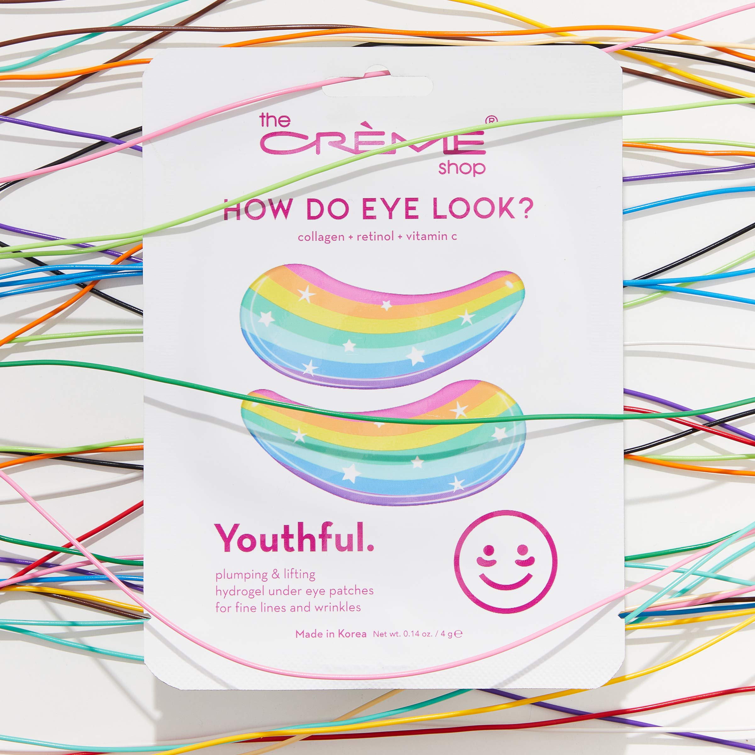 The Creme Shop Youthful patches deliver soothing hydration and brighten the under-eye area.