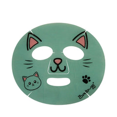 The Crème Shop kitten sheet mask with collagen supports smoother texture