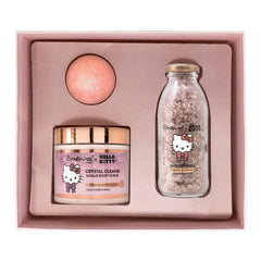 The Crème Shop smoothing sugar body scrub texture for gentle exfoliation