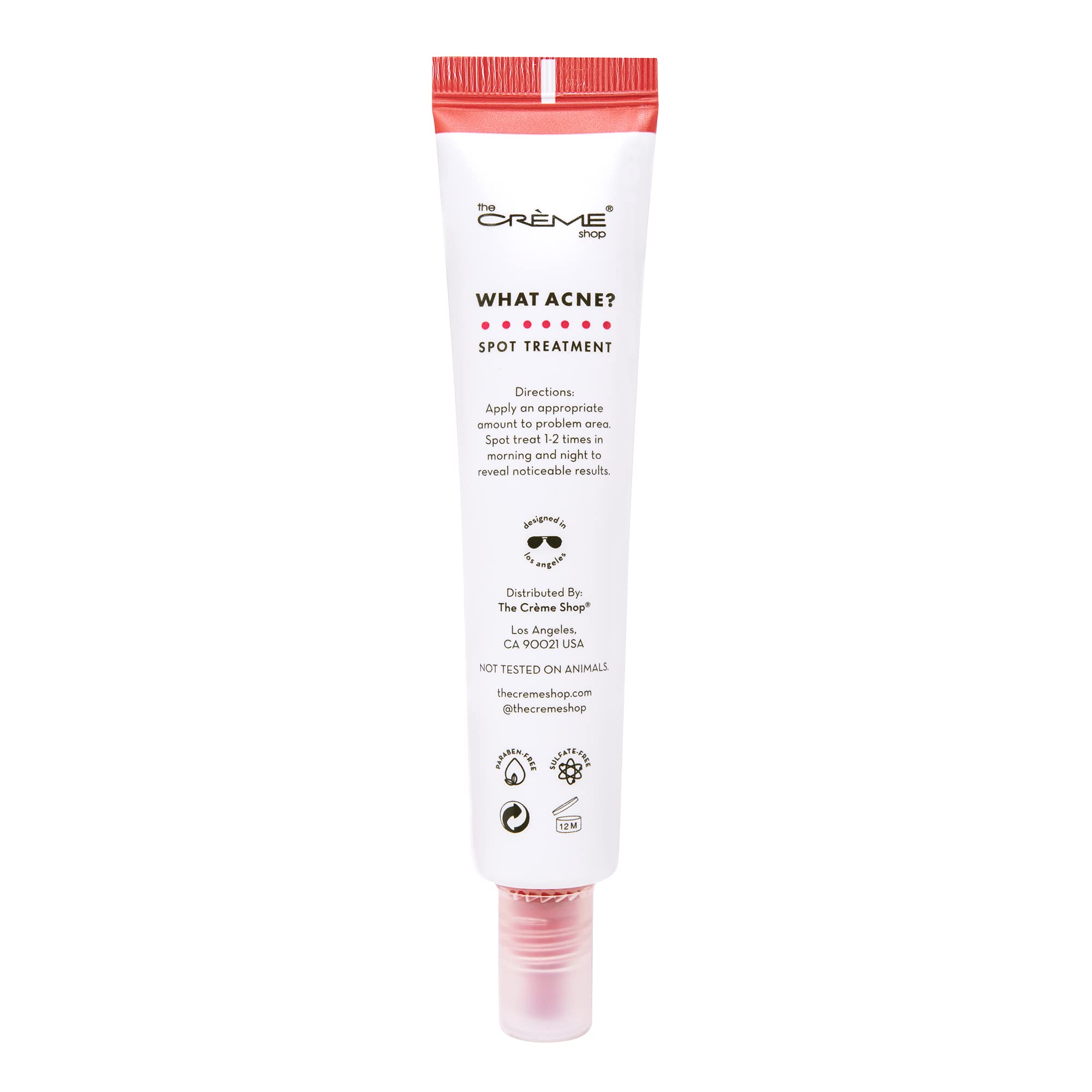 The Crème Shop What Acne? Spot Treatment propolis detail highlighting natural antibacterial support