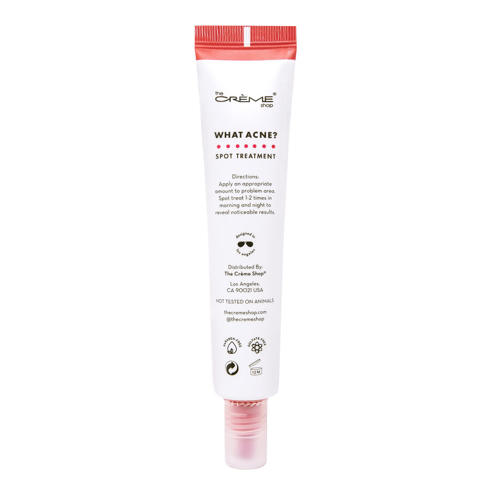 The Crème Shop What Acne? Spot Treatment propolis detail highlighting natural antibacterial support