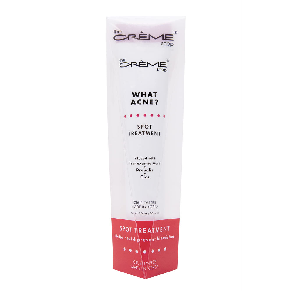 The Crème Shop What Acne? Spot Treatment serum texture ready for fast absorption