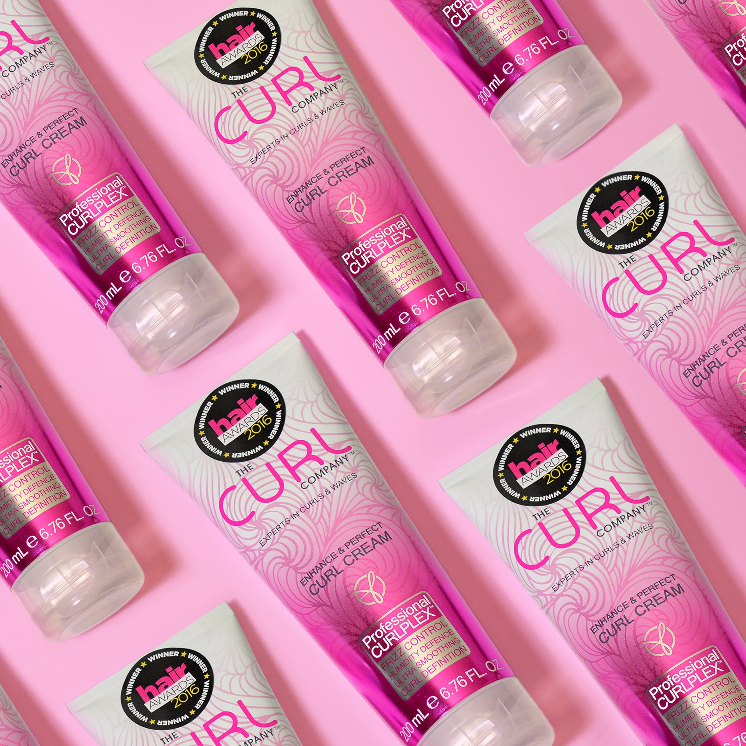 Dry-hair smoothing with Enhance & Perfect Curl Cream for sleek finish