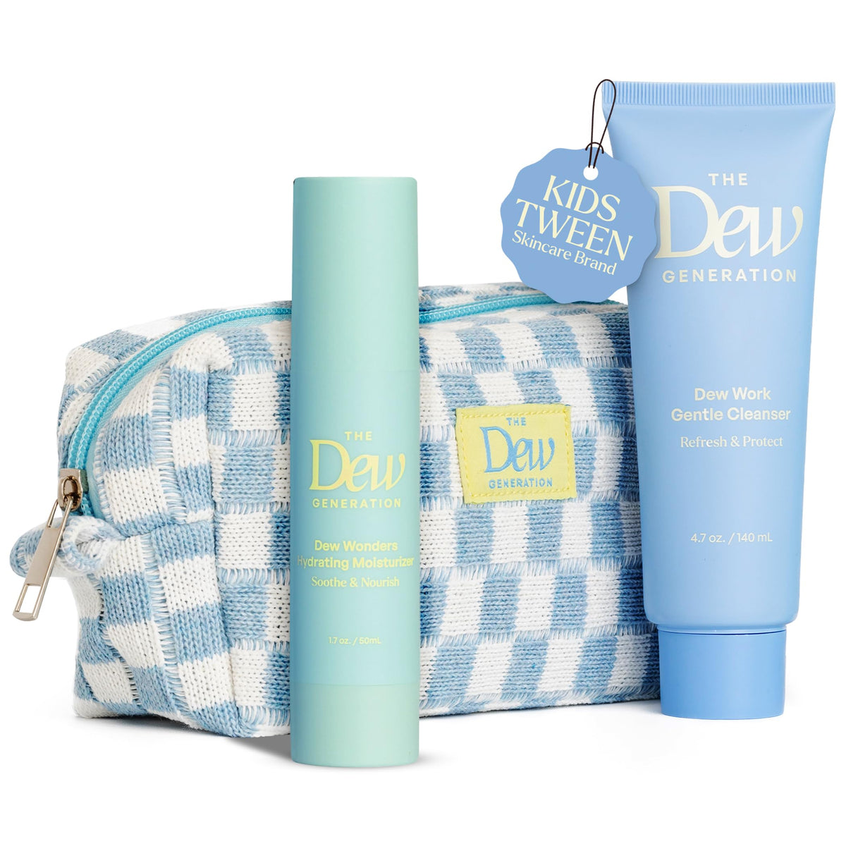 The Dew Generation Dew-O Kit cleanser bottle for gentle daily cleansing and soft skin.