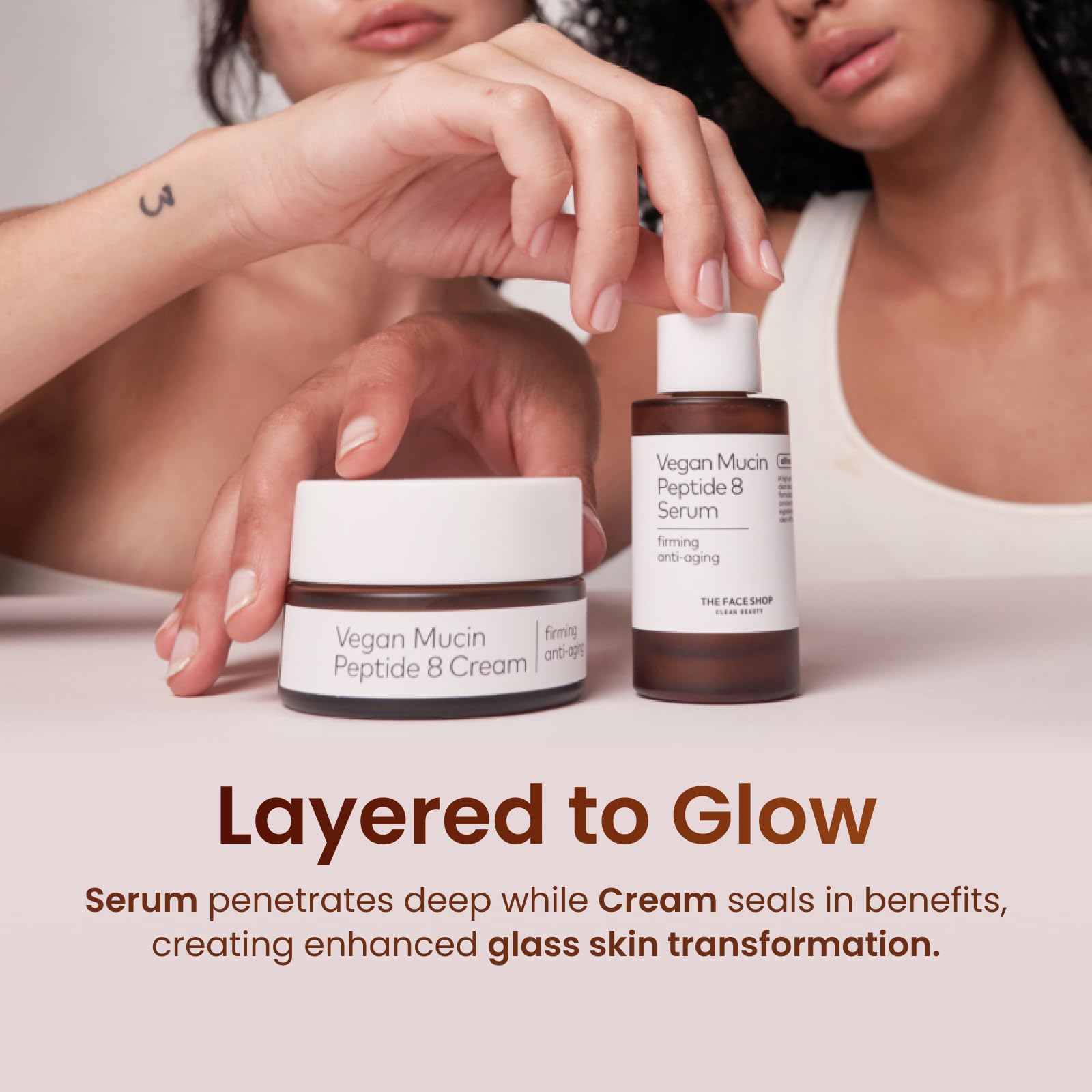 Plant-based vegan alternative to snail mucin from yam root.