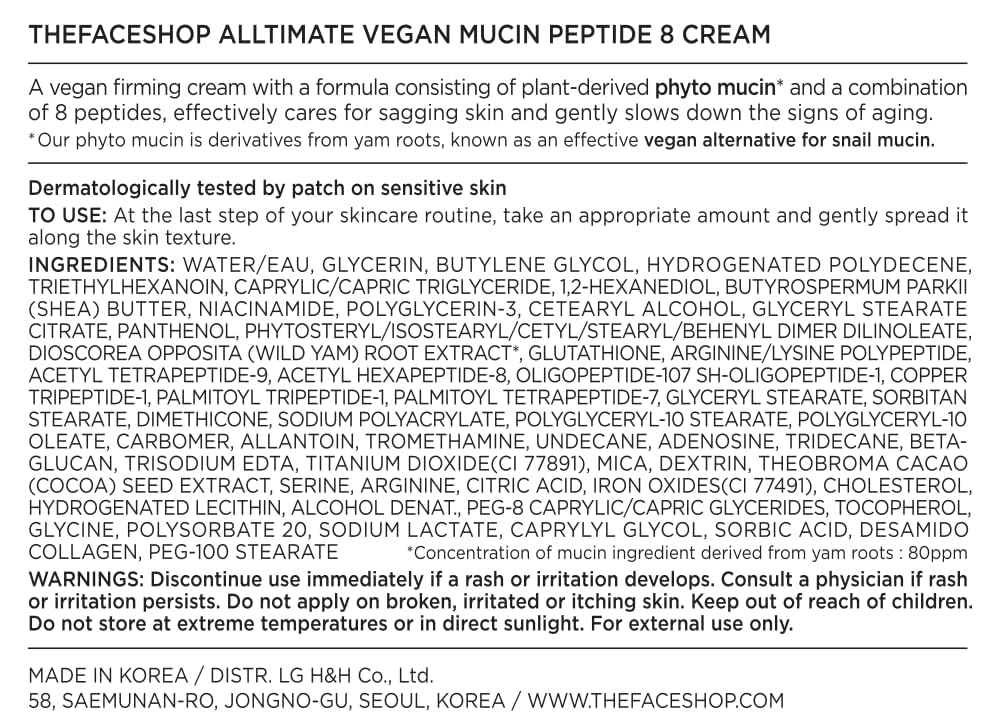Yam root-derived formula supports moisture without animal ingredients.