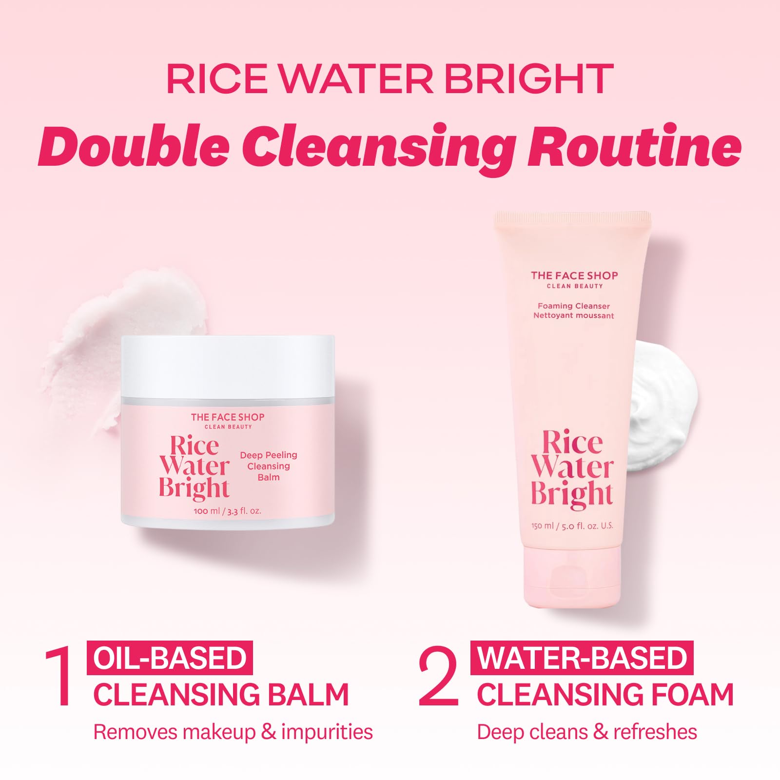 After use, skin appears clean and slightly glow-enhanced after cleansing.