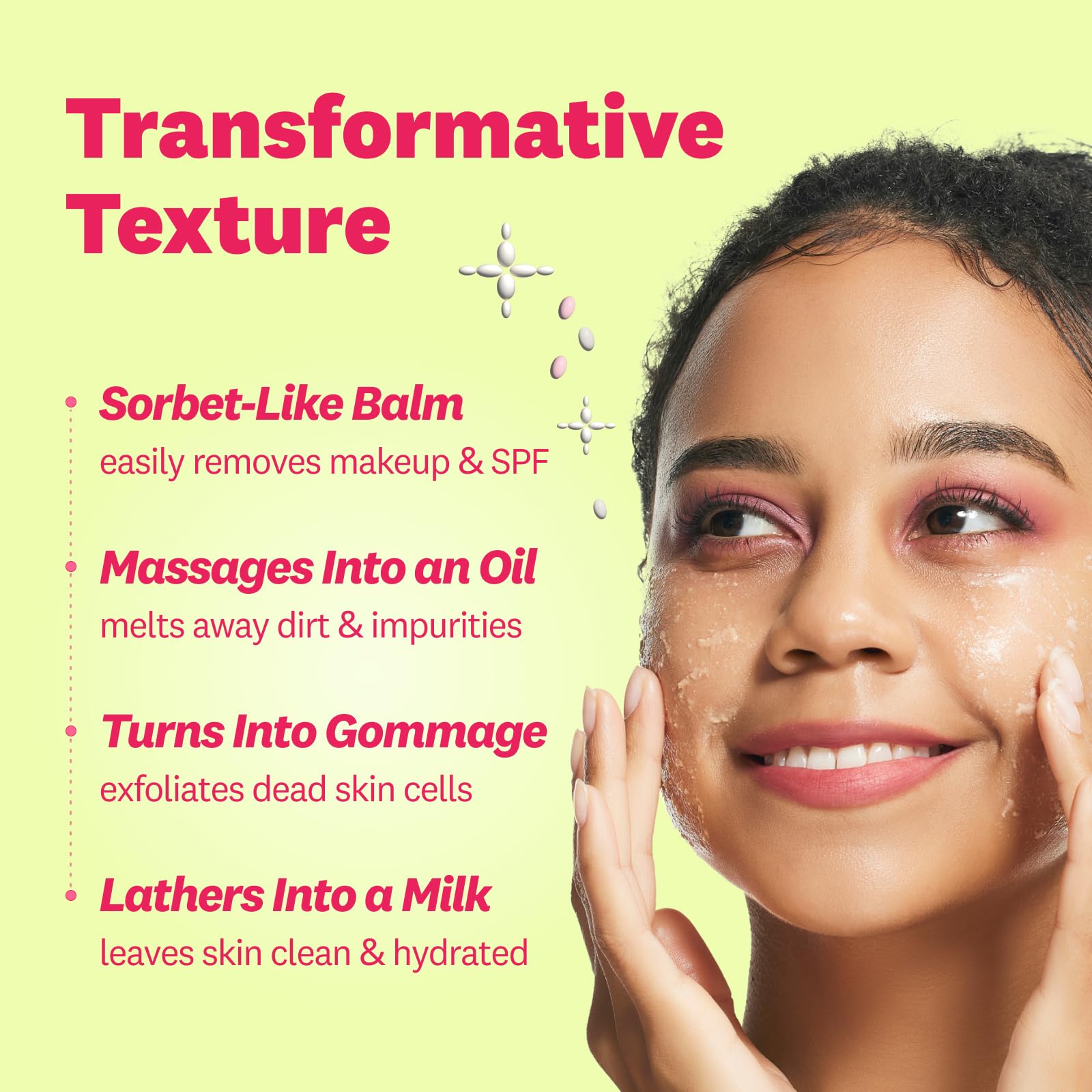 Korean rice extract highlights nourishing ingredients inside the balm.