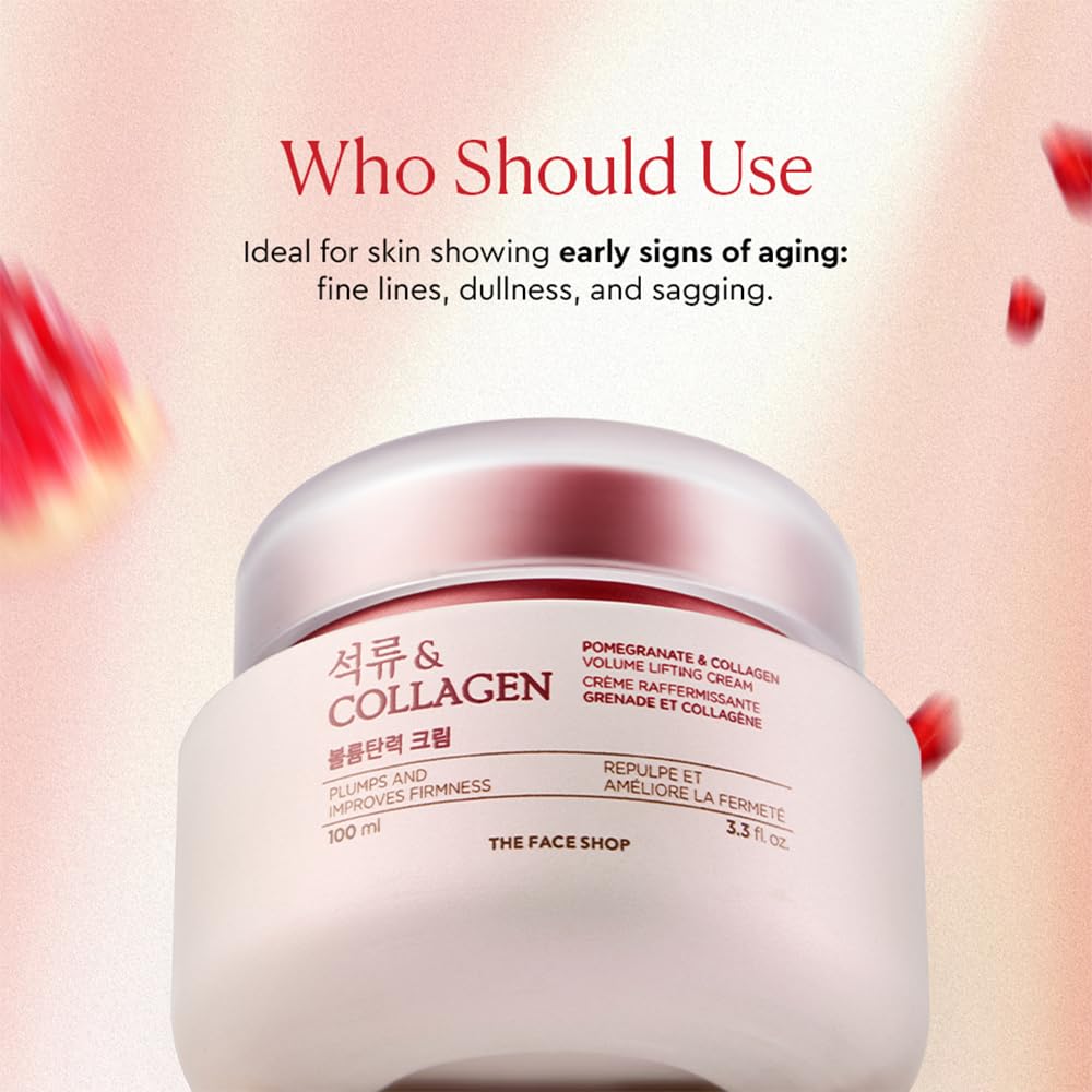 The Face Shop Pomegranate & Collagen texture reveals radiance and skin hydration.