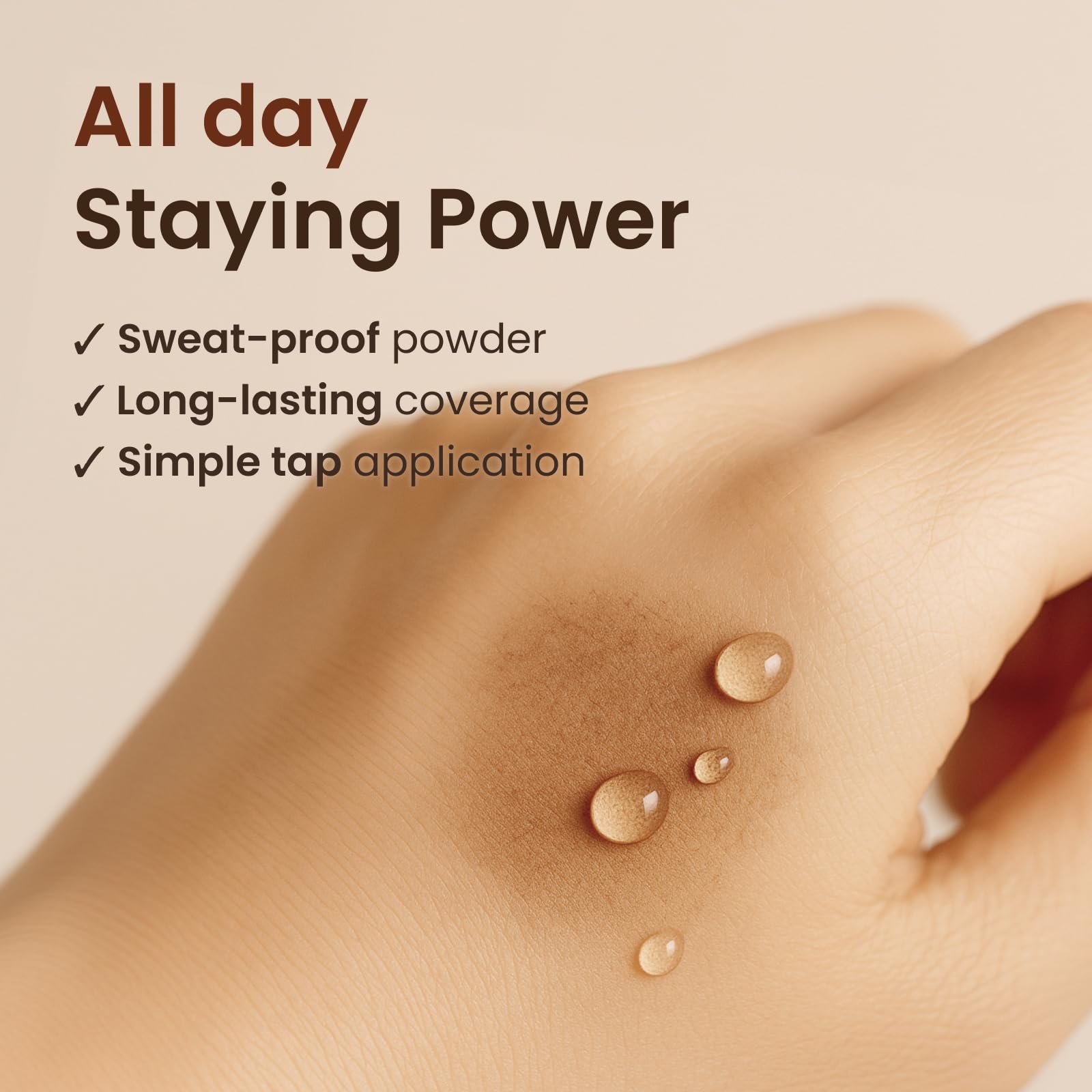 The Face Shop Quick Hair Puff covers thinning hairlines for a natural look
