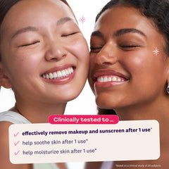The Face Shop Rice Water Bright jelly cleanser dispense shows rinse-ready action