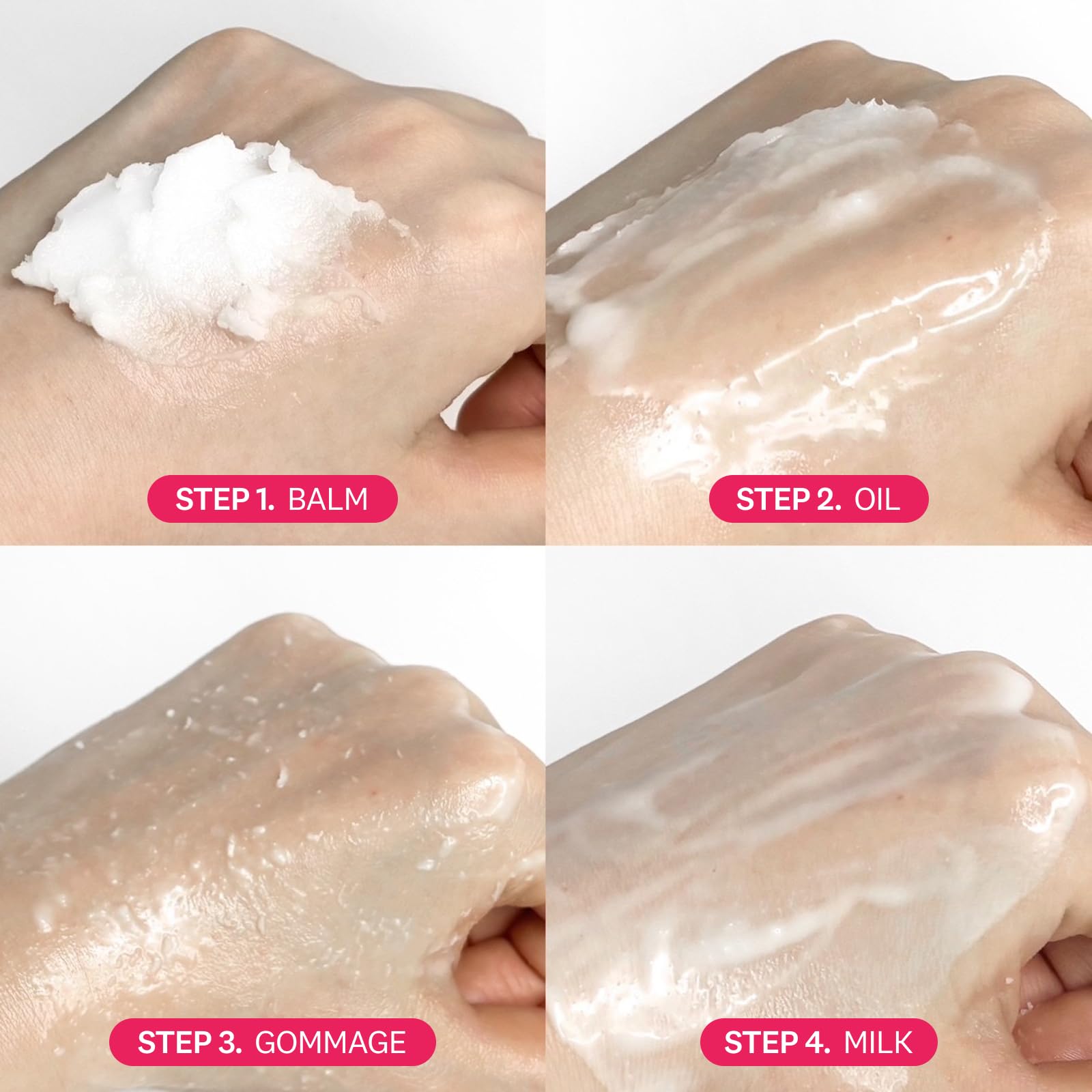 Packaging label for Rice Water Bright cleansing balm shown for product recognition.