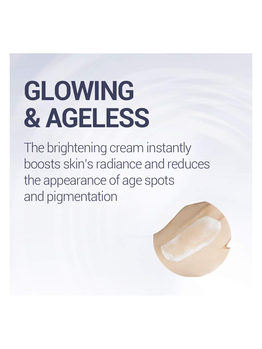 Yehwadam cream being massaged into skin to boost radiance