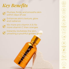 The Golden Secrets Youth Beauty Face Oil texture and application on skin surface
