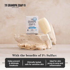 Lathering Thylox demonstrates a clean wash that controls excess oil.
