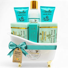 The Grecian Soap Company deluxe gift set 8oz goat milk lotion for deep hydration