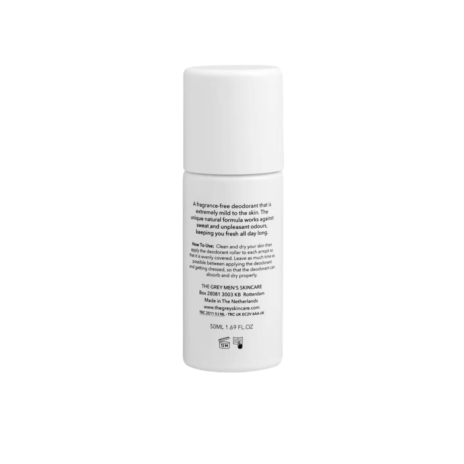 The Grey All Day Deodorant travel-size bottle for gym and on-the-go.
