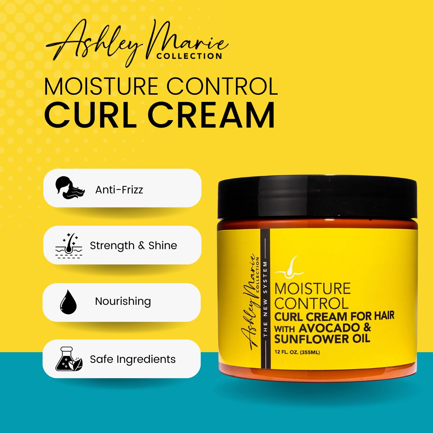 Ingredient highlight avocado and sunflower oils nourish color-treated hair gently.