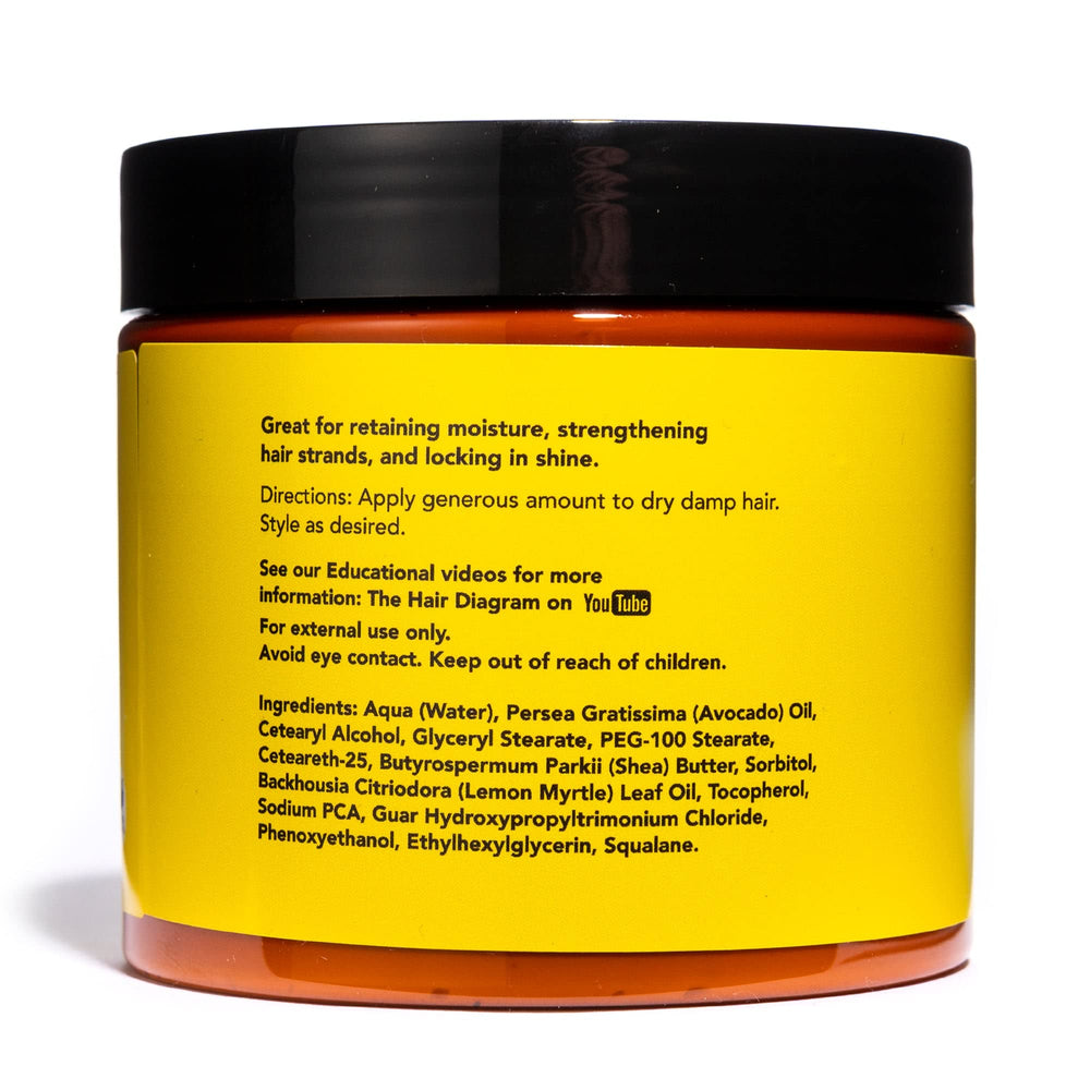Ashley Marie curl cream on damp hair for enhanced shine and conditioning.