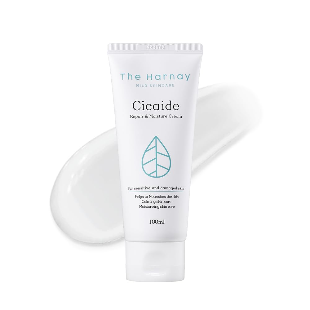 The harnay Cicaide Cream bottle with pump offering soothing hydration for daily use