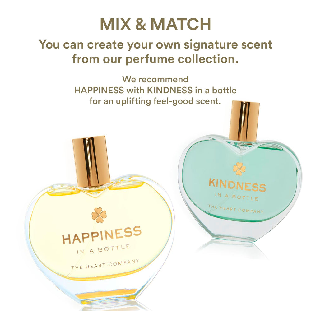 THE HEART COMPANY Happiness gift-ready box suggests a thoughtful present.