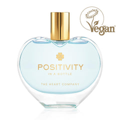 The Heart Company Positivity heart-notes jasmine add floral coastal vibes.