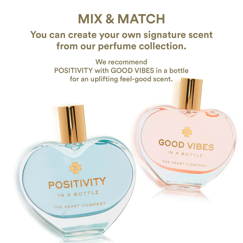 The Heart Company Positivity spray invites daily rituals with a coastal aroma.