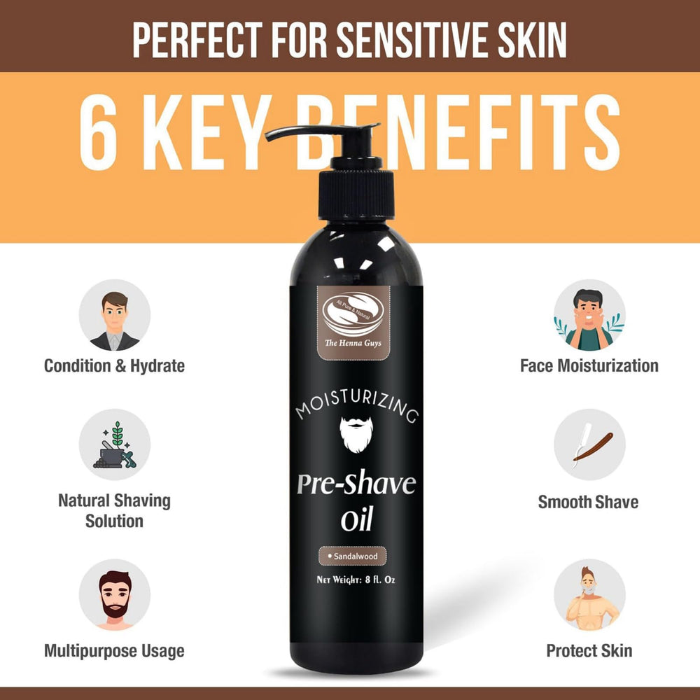 The Henna Guys beard conditioning oil argan marula bottle highlights premium shine and conditioning for facial hair.