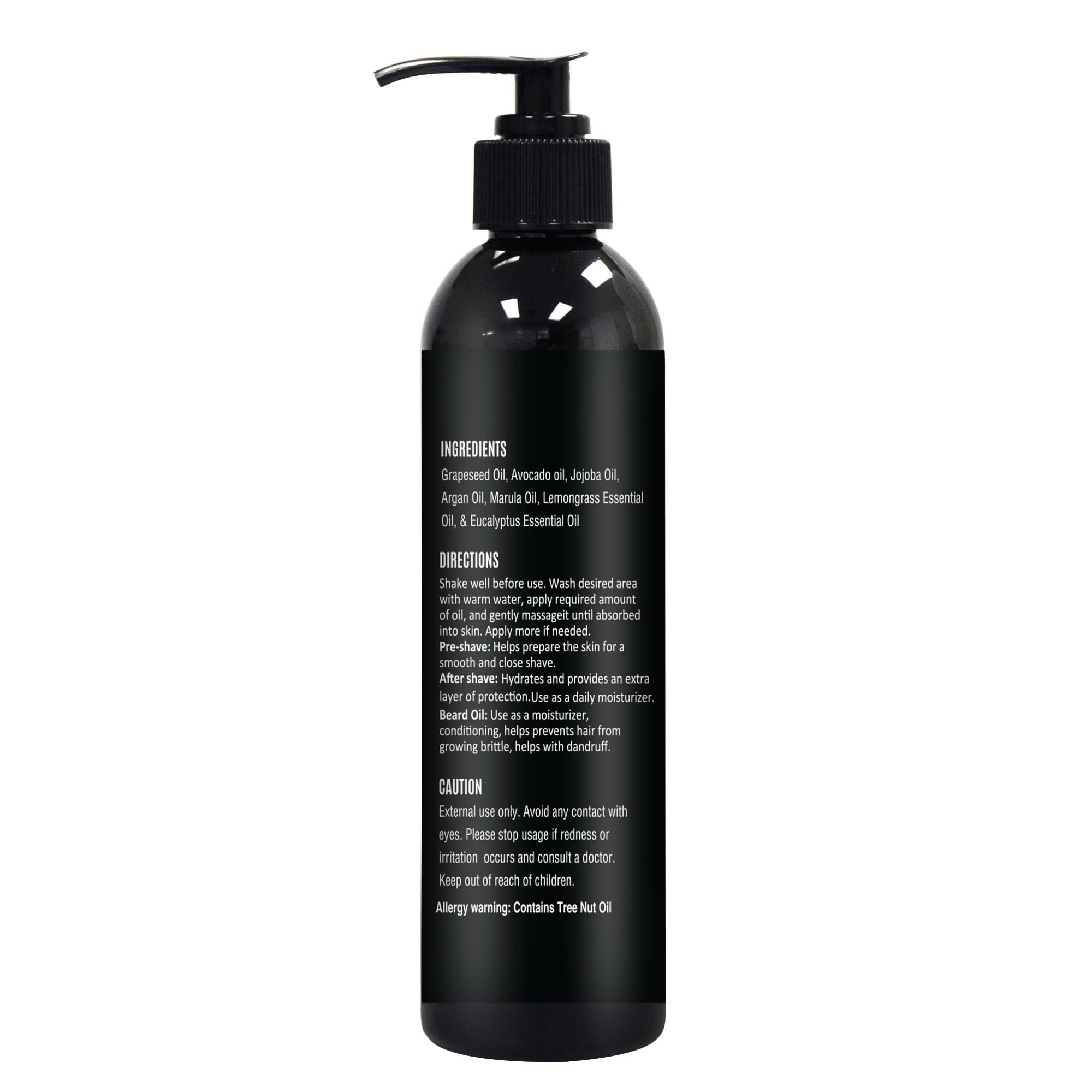 The Henna Guys 8 oz oil bottle helps safeguard against razor burn